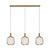 ESTEREL - Hanglamp - 3xGU10 (MR11) - Taupe - Essential