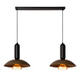 GRANTHAM - Hanglamp - 2xE27 - Koffie - Essential
