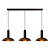 GRANTHAM - Hanglamp - 3xE27 - Koffie - Essential