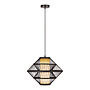 PASQUINO - Hanglamp - Ø 40 cm - 1xE27 - Zwart - Essential