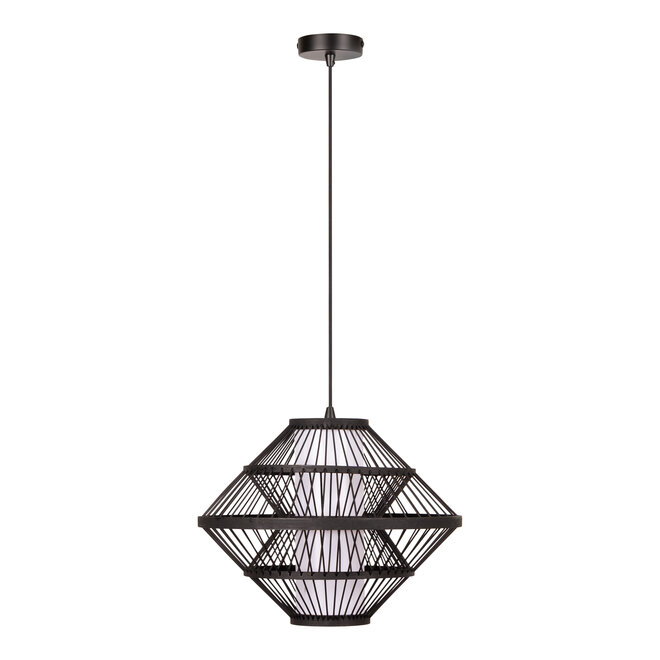 PASQUINO - Hanglamp - Ø 40 cm - 1xE27 - Zwart - Essential
