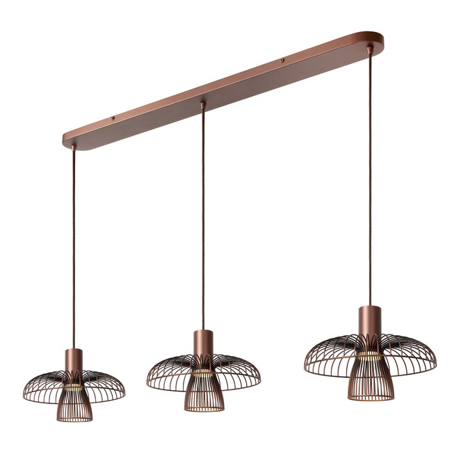 NIGELLA - Hanglamp - 3xGU10 (MR16) - Koffie - Essential