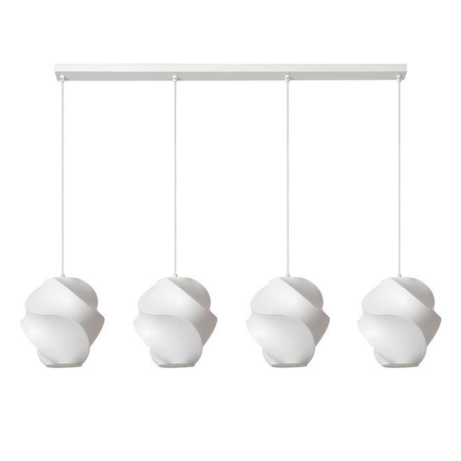 LA VAGUE - Hanglamp - 4xE27 - Wit - Essential