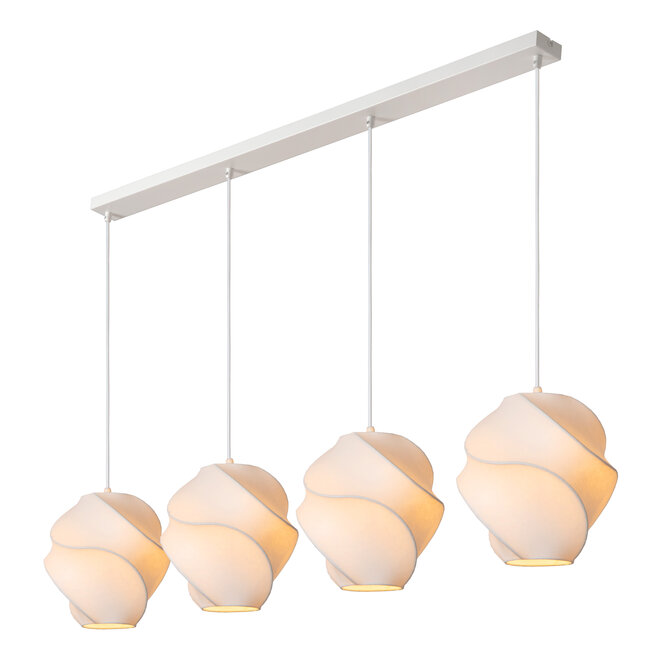 LA VAGUE - Hanglamp - 4xE27 - Wit - Essential