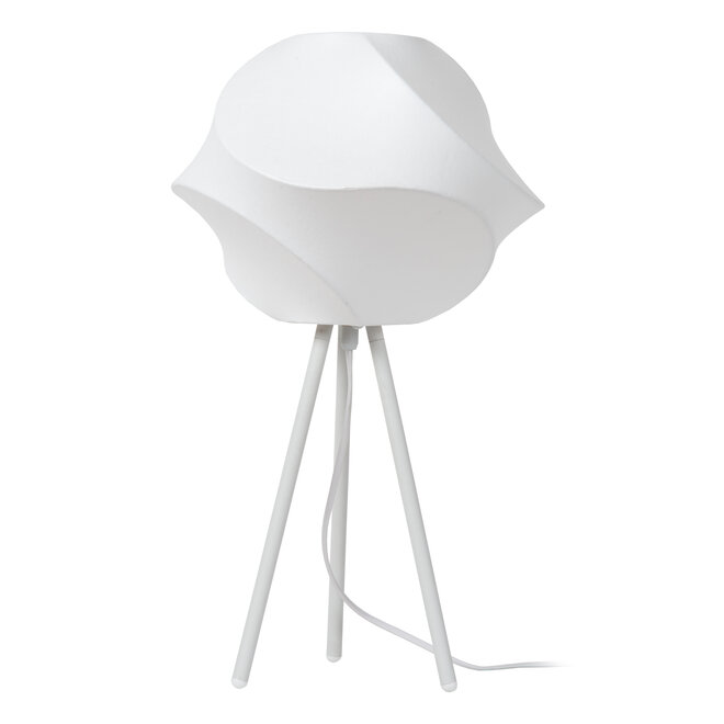 LA VAGUE - Tafellamp - Ø 30 cm - 1xE27 - Wit - Essential