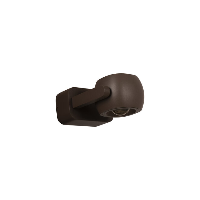 CAPRI - Wandspot / Wandlamp Binnen/Buiten - LED - 1x8W 2700K - IP54 - Koffie - Essential