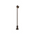 CAPRI - Vloerlamp Binnen/Buiten - LED - 1x8W 2700K - IP54 - Koffie - Essential