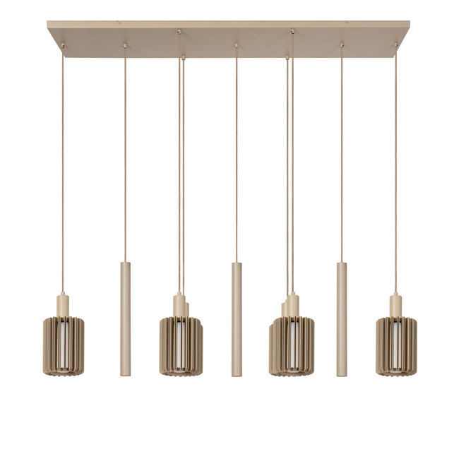 LAMBRES - Hanglamp - 6xE27 - Taupe