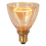 GO90 - Filament lamp - Ø 9 cm - LED Dimb. - E27 - 1x3,5W 2200K - Amber