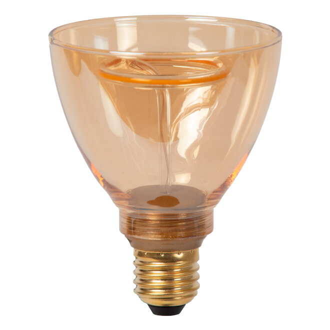 GO90 - Filament lamp - Ø 9 cm - LED Dimb. - E27 - 1x3,5W 2200K - Amber