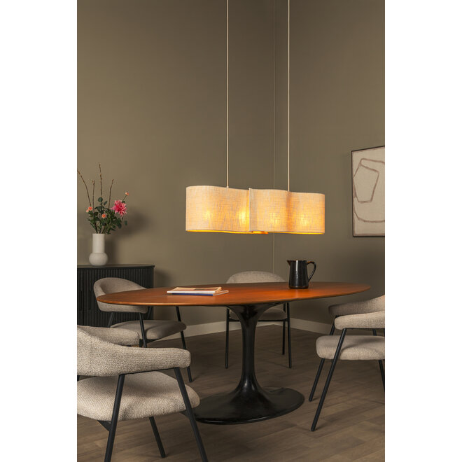 CHANTAL - Hanglamp - 4xE27 - Beige - Essential