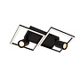 ARIANNE - Plafonnière - LED - 2xGeïntegreerde LED - 2xGU10 - CCT - Zwart