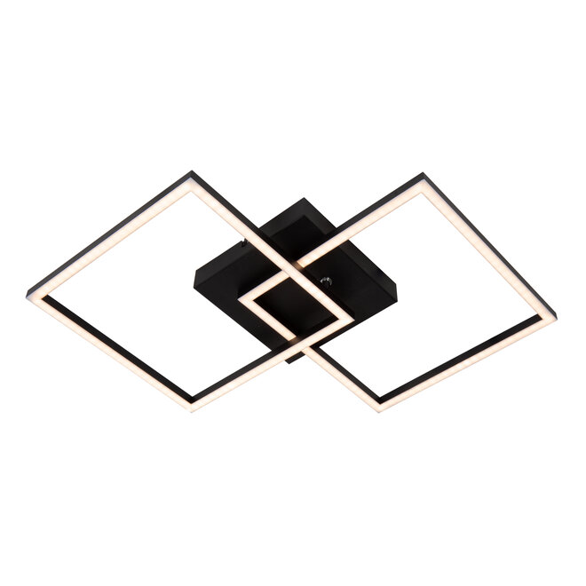 ARIANNE - Plafonnière - LED - CCT - 1x23W 2700K/4000K - Zwart