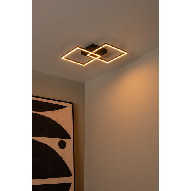 ARIANNE - Plafonnière - LED - CCT - 1x23W 2700K/4000K - Zwart