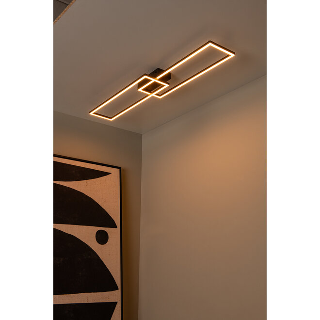ARIANNE - Plafonnière - LED - CCT - 1x23W 2700K/4000K - Zwart