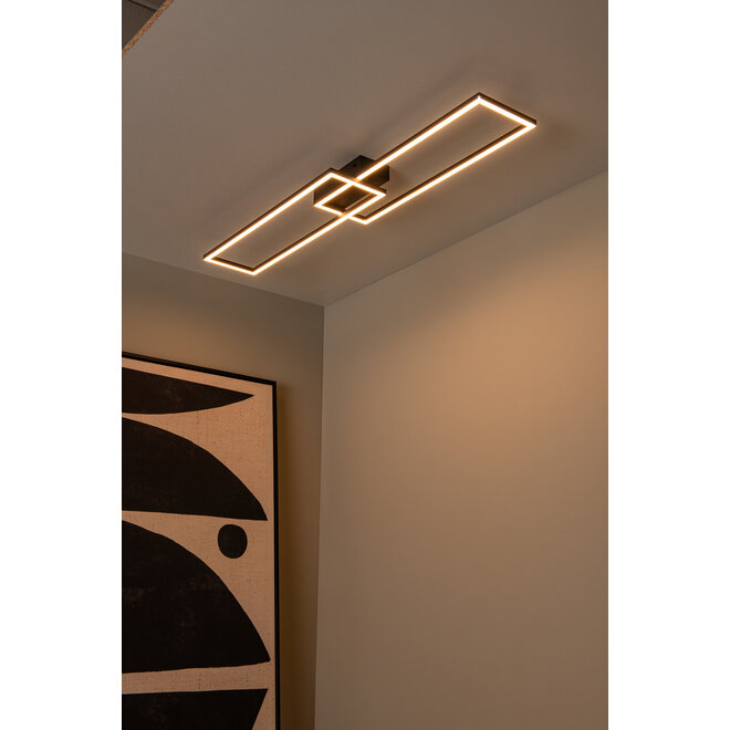 ARIANNE - Plafonnière - LED - CCT - 1x23W 2700K/4000K - Zwart