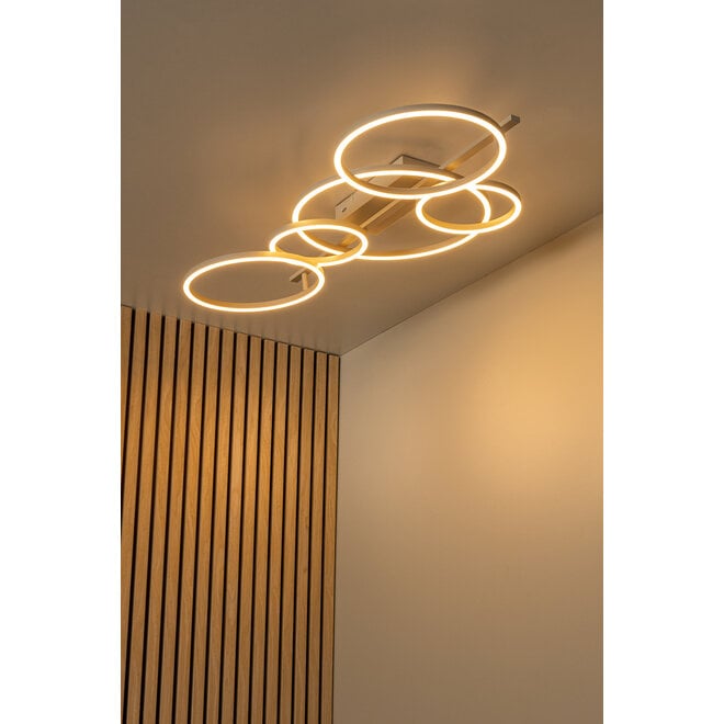 NICOLA - Plafonnière - LED - CCT - 1x37W 2700K/4000K - Taupe - Essential