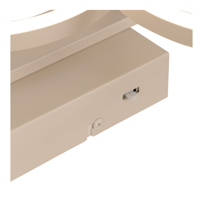 NICOLA - Plafonnière - LED - CCT - 1x37W 2700K/4000K - Taupe - Essential