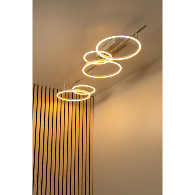 NICOLA - Plafonnière - LED - CCT - 1x37W 2700K/4000K - Taupe - Essential
