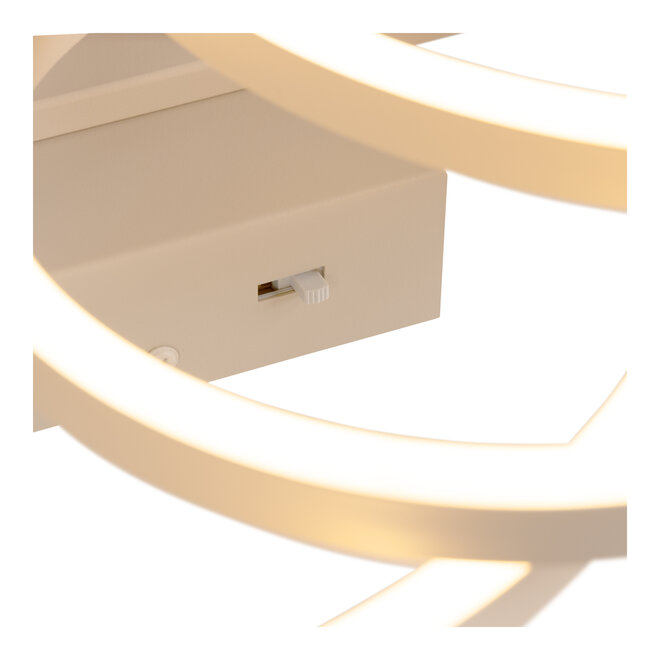 NICOLA - Plafonnière - LED - CCT - 1x37W 2700K/4000K - Taupe - Essential