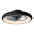 KARRUSEL - Plafondventilator met lamp - Ø 48 cm - LED Dimb. - CCT - 1x36W 2200K/2700K/3000K - Zwart - Essential