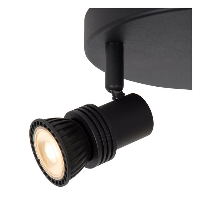KIANTI - Plafondspot - Ø 15 cm - 2xGU10 (MR16) - Zwart