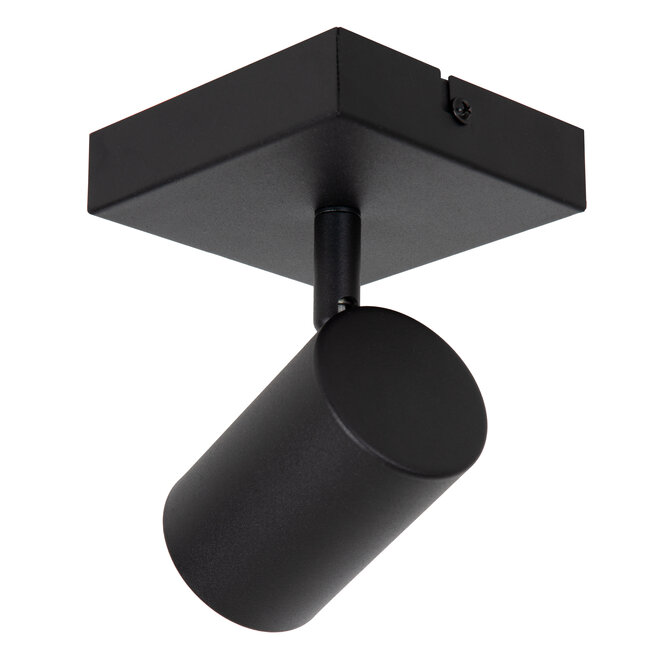 AMIGO - Plafondspot - 1xGU10 (MR16) - Zwart