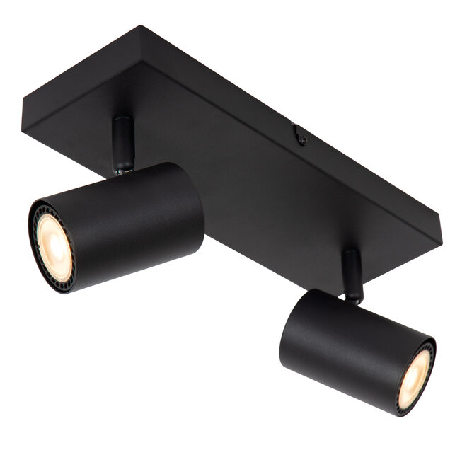 AMIGO - Plafondspot - 2xGU10 (MR16) - Zwart
