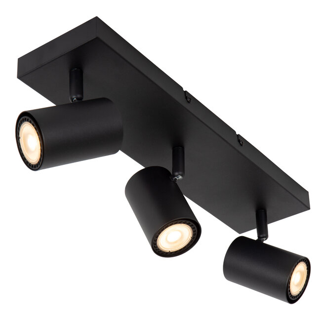 AMIGO - Plafondspot - 3xGU10 (MR16) - Zwart