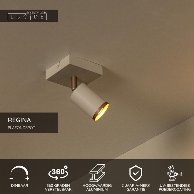 REGINA - Plafondspot - 1xGU10 (MR16) - Taupe - Essential
