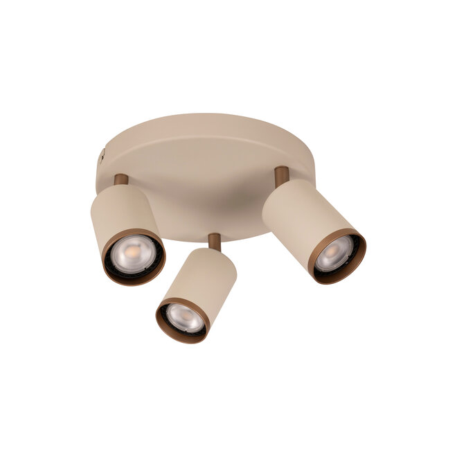 REGINA - Plafondspot - Ø 21 cm - 3xGU10 (MR16) - Taupe - Essential