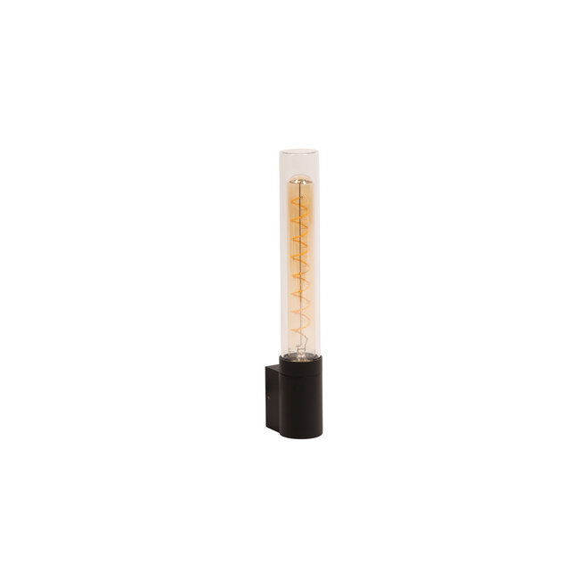 PILAR - Wandlamp Binnen/Buiten - 1xE27 - IP54 - Zwart - Essential