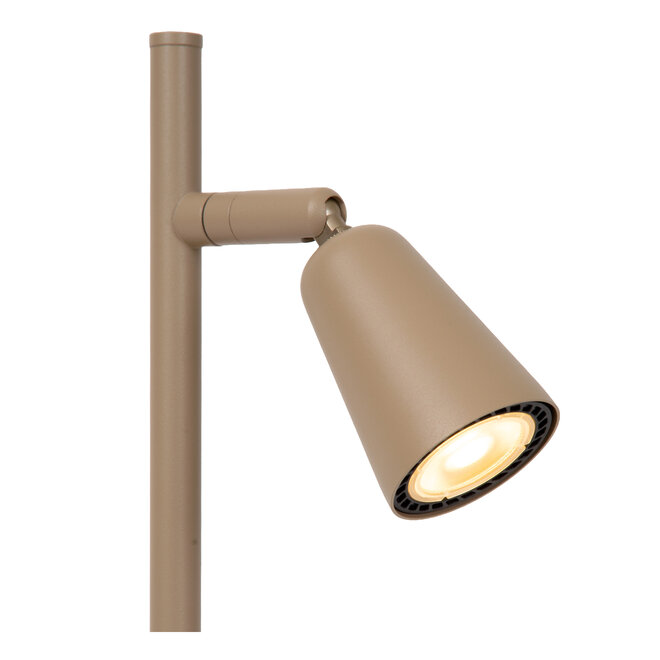 TIANA - Tafellamp - 1xGU10 (MR16) - Taupe - Essential