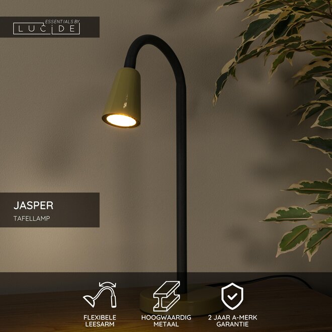 JASPER - Tafellamp - 1xGU10 (MR16) - Groen - Essential