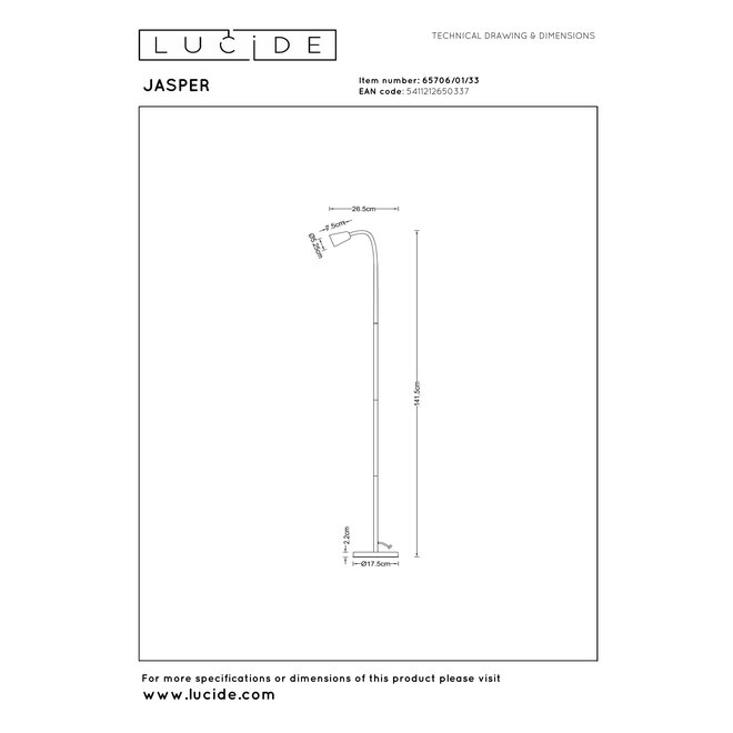 JASPER - Leeslamp - 1xGU10 (MR16) - Groen - Essential