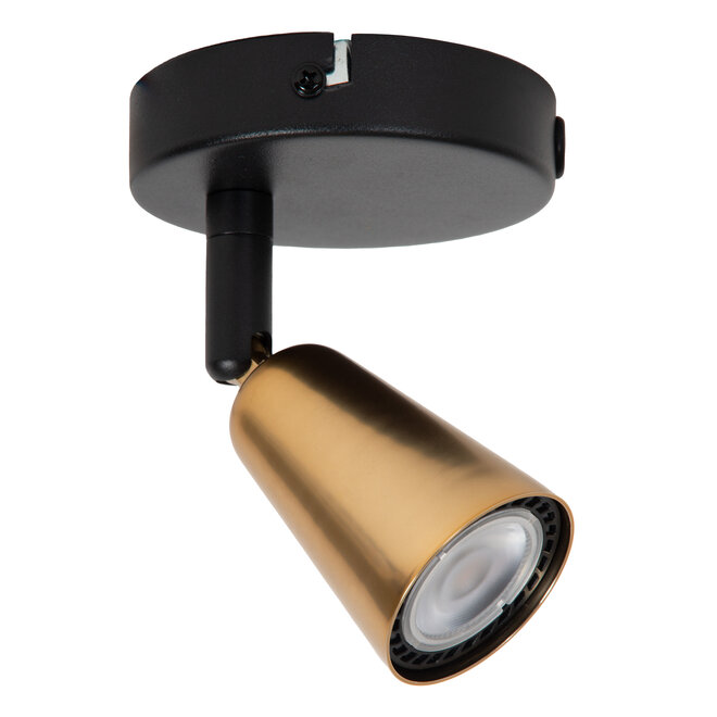 TIANA - Wandspot / Wandlamp - 1xGU10 (MR16) - Wandlicht of plafonnière - Champagne kleur - Essential