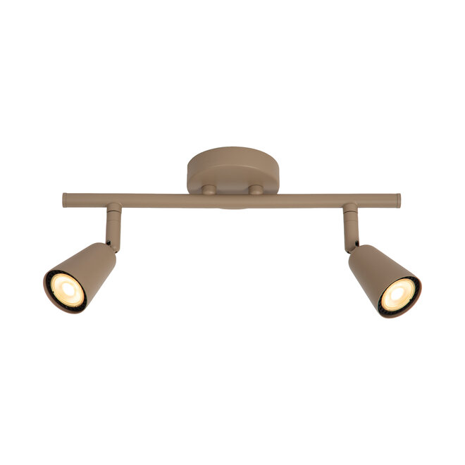 TIANA - Wandspot / Wandlamp - 2xGU10 (MR16) - Taupe - Essential