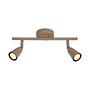 TIANA - Wandspot / Wandlamp - 2xGU10 (MR16) - Taupe - Essential