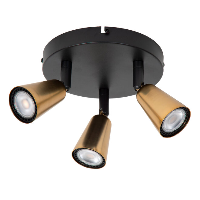 TIANA - Plafondspot - 3xGU10 (MR16) - Champagne kleur - Essential