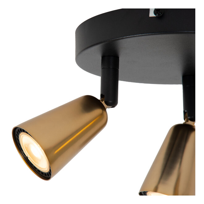 TIANA - Plafondspot - 3xGU10 (MR16) - Champagne kleur - Essential