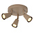 TIANA - Plafondspot - 3xGU10 (MR16) - Taupe - Essential