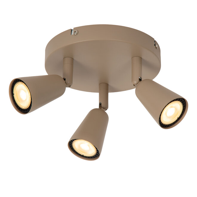 TIANA - Plafondspot - 3xGU10 (MR16) - Taupe - Essential