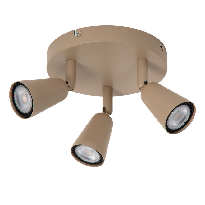 TIANA - Plafondspot - 3xGU10 (MR16) - Taupe - Essential