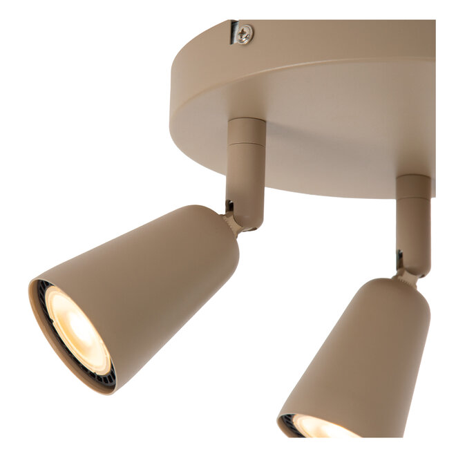 TIANA - Plafondspot - 3xGU10 (MR16) - Taupe - Essential