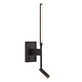 FINAN - Wandlamp - LED - 2700K - Met USB oplaadpunt - Zwart