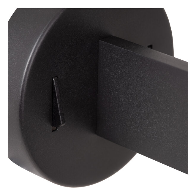 MAGIC - Wandlamp - 1xE27 - Met USB oplaadpunt - Zwart