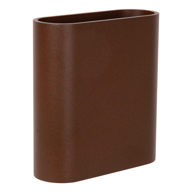 ATILA - Wandlamp Binnen/Buiten - LED Dimb. - 2x5W 2700K - IP54 - Roest bruin