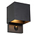 TADZIO - Wandlamp Binnen/Buiten - LED - CCT - 1x7W 2700K/4000K - IP65 - Bewegingssensor - Zwart - Essential