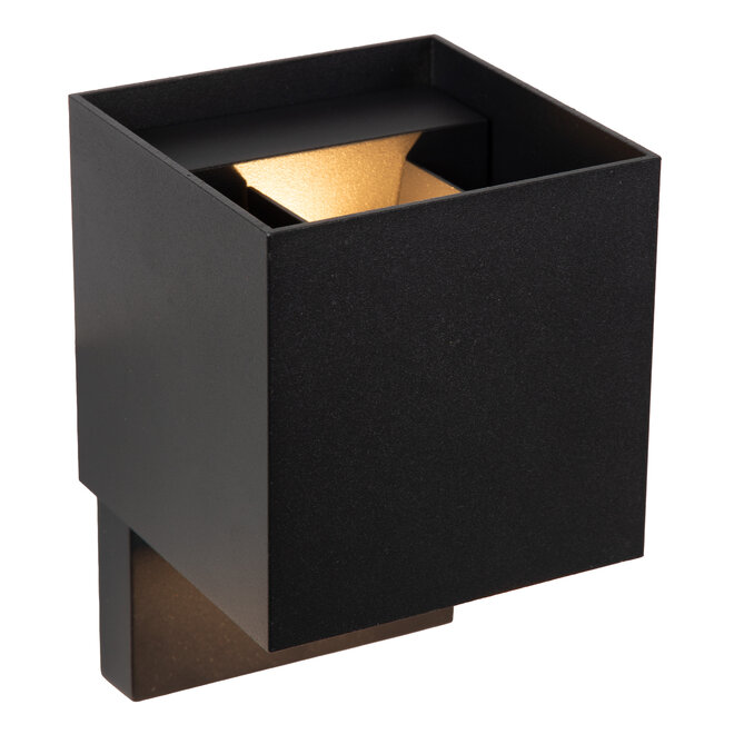TADZIO - Wandlamp Binnen/Buiten - LED - CCT - 1x7W 2700K/4000K - IP65 - Bewegingssensor - Zwart - Essential