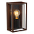 COZETTE - Wandlamp Binnen/Buiten - 1xE27 - IP65 - Roest bruin - Essential